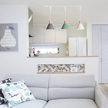 ペンダントライト グレー アイボリー グリーン Amazon.co.jp : KIVEN 3個パック ペンダントライト スタイリッシュ